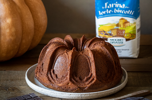 Bundt cake zucca e cioccolato