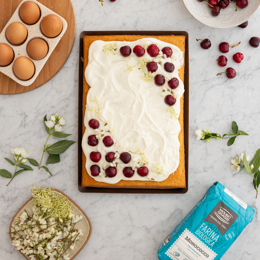 Sheet Cake alle ciliegie