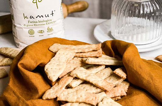 Crackers con farina Kamut