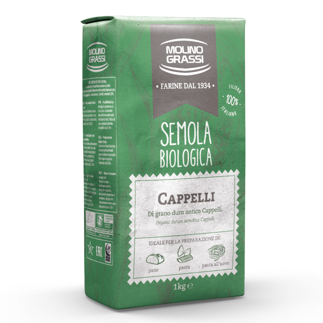 Campi Bio Semola di grano duro Cappelli