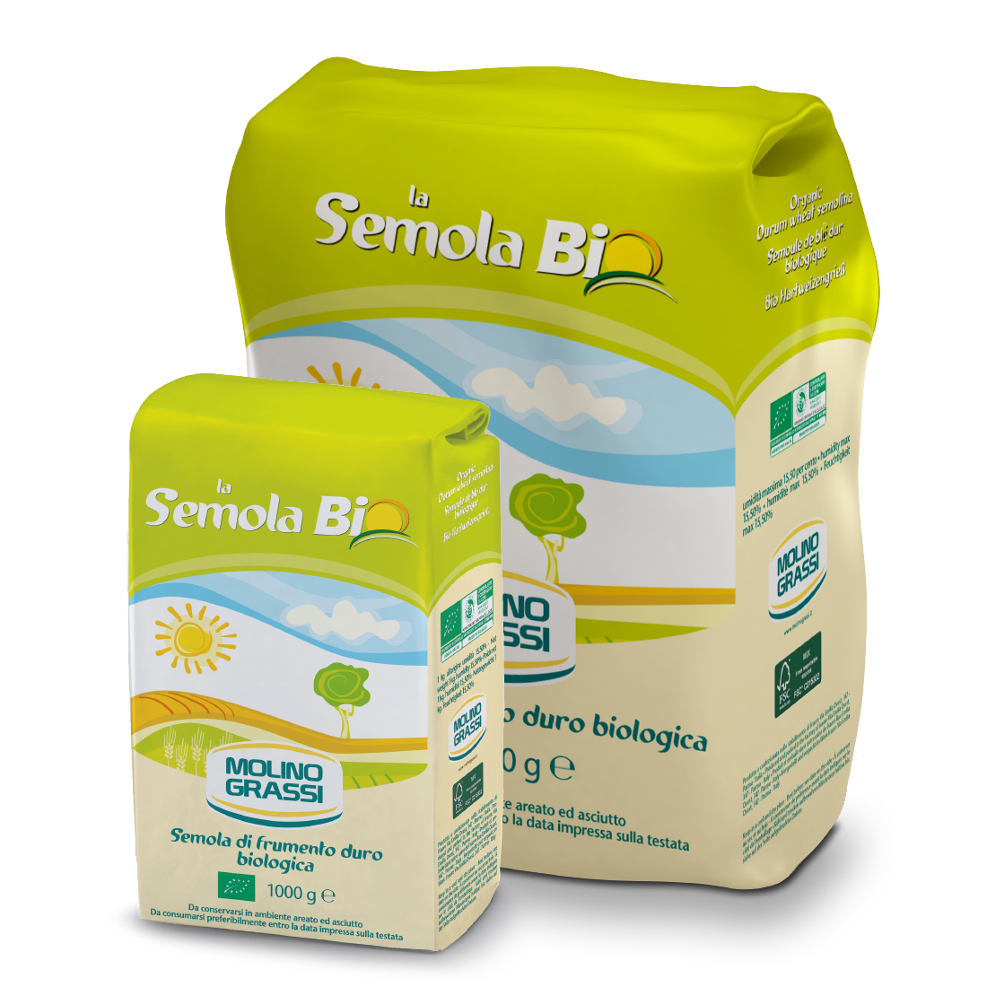 Semola di grano duro bio