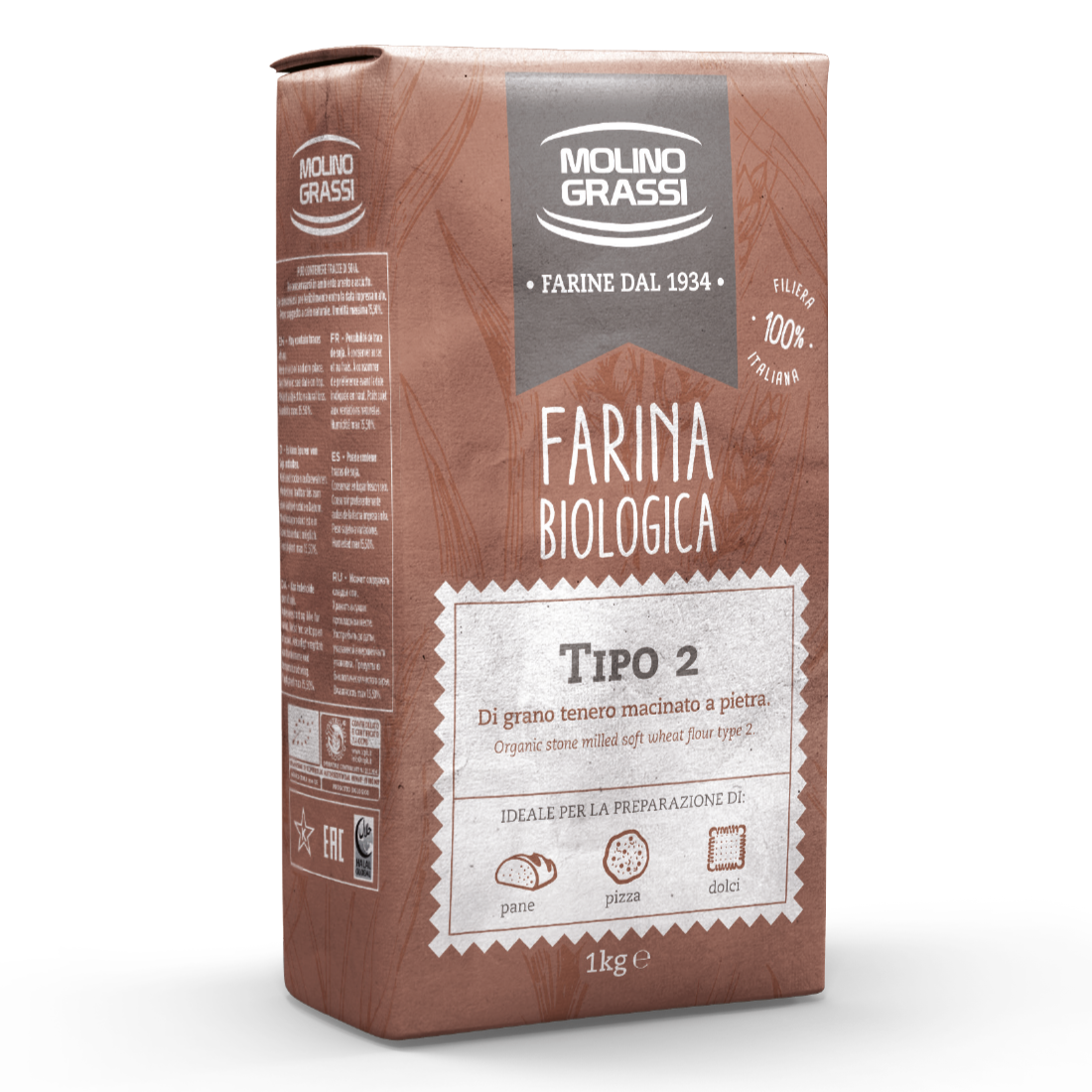 Campi Bio Farina Tipo 2 di grano