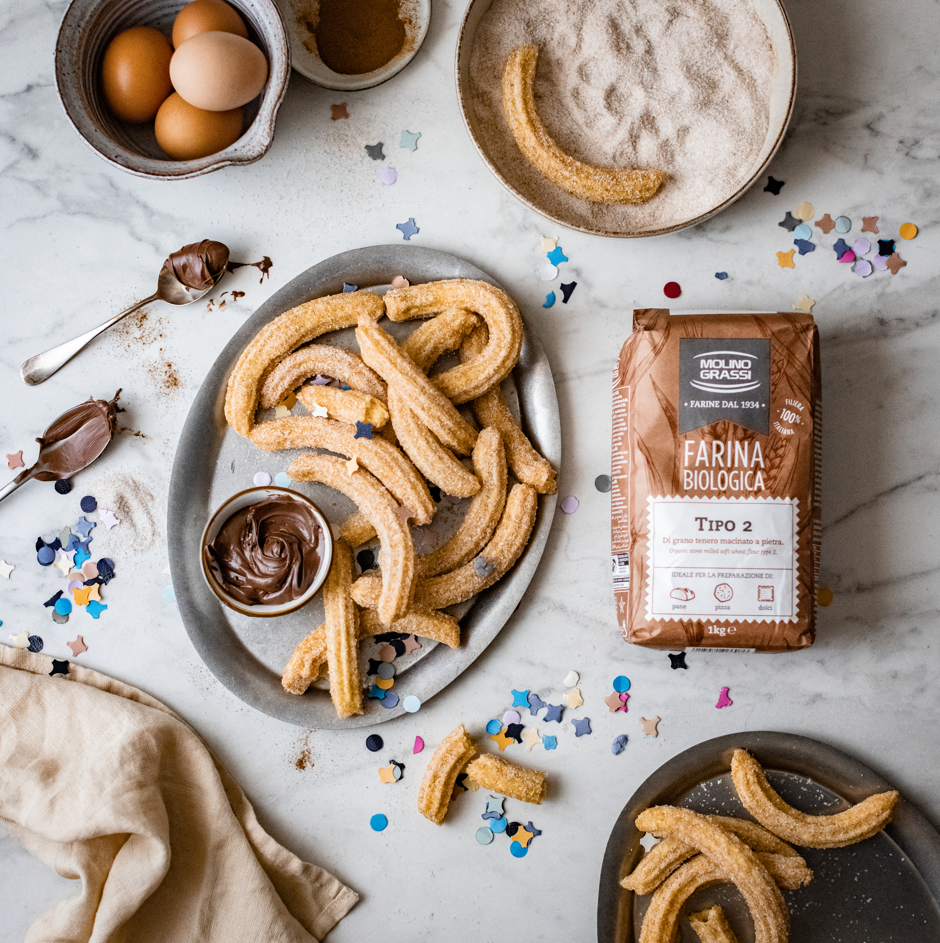 Churros di Carnevale