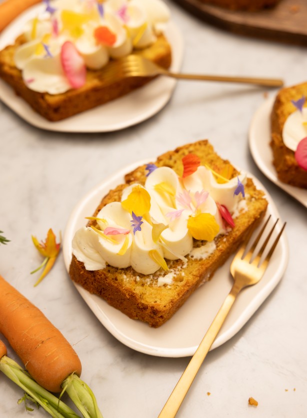 Plumcake con carote e mandorle